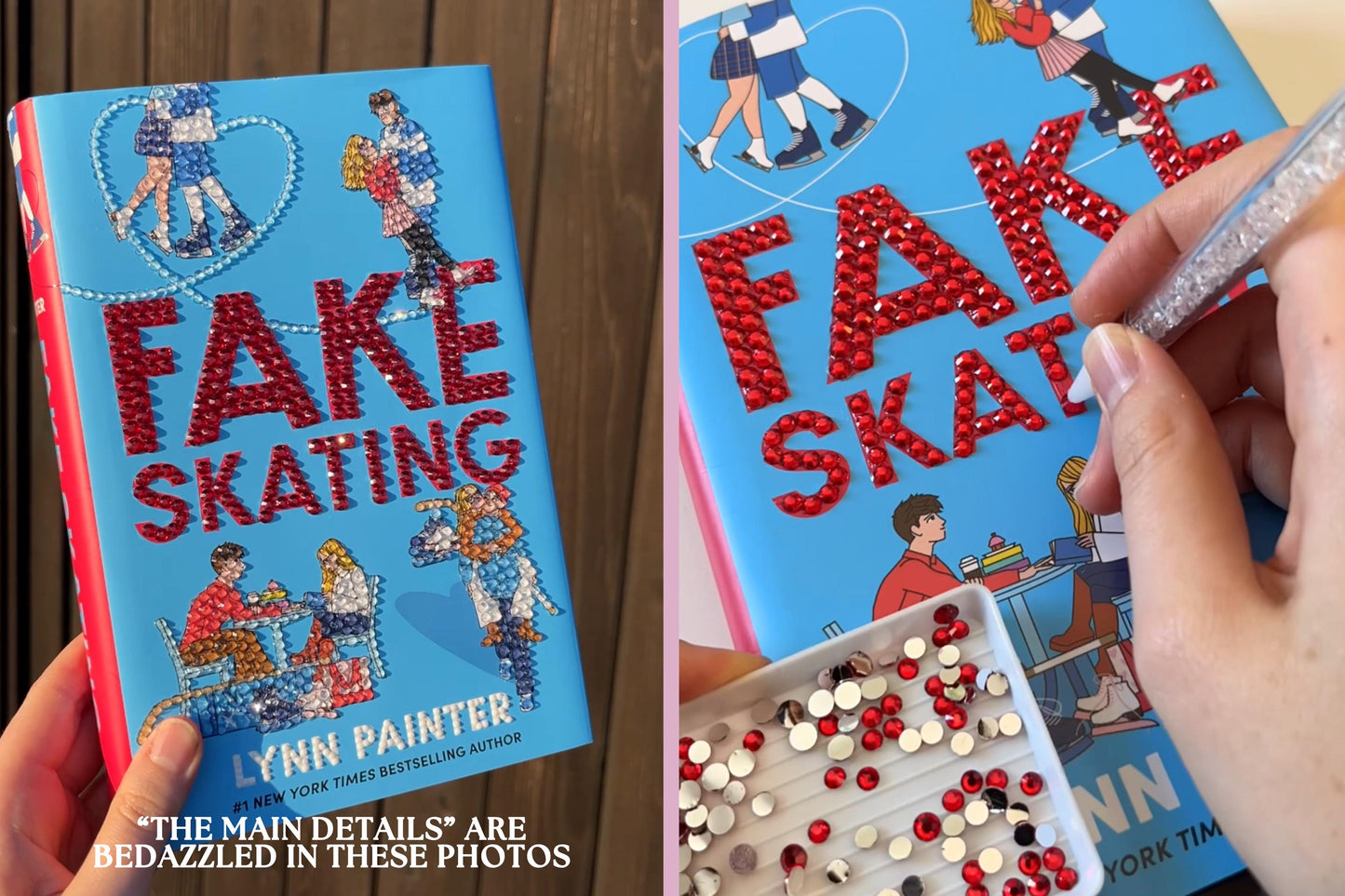 Fake Skating DIY Book Bedazzling Kit