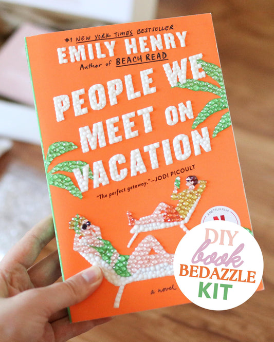 People We Meet on Vacation DIY Book Bedazzling Kit