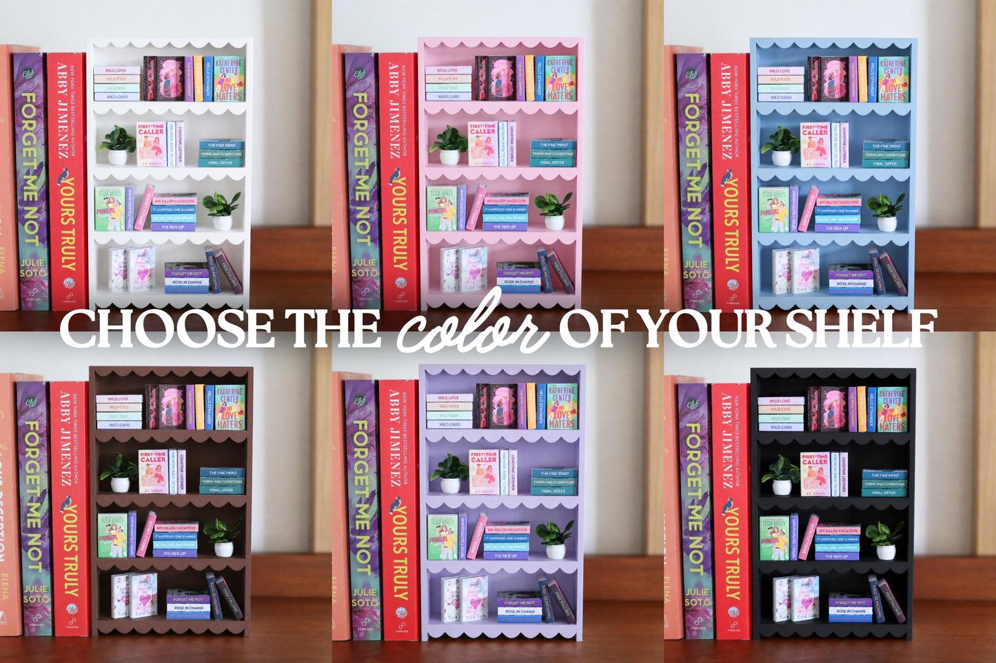 Cute Mini Bookshelf Bundle