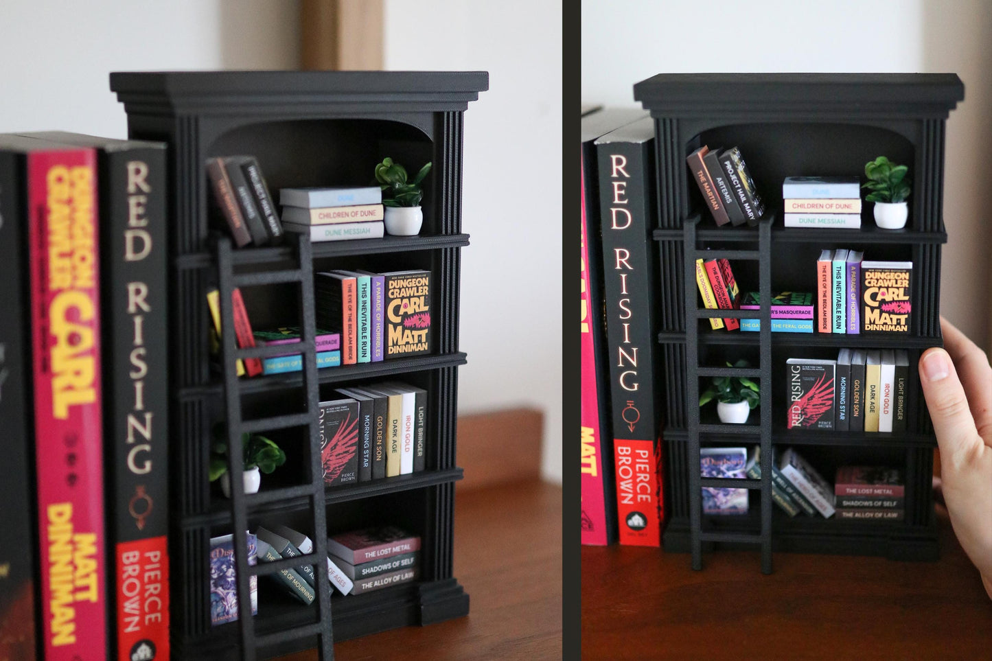 Sci-Fi Mini Bookshelf Bundle (with ladder)