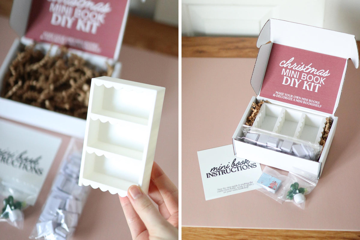 DIY Christmas Mini Book Kit