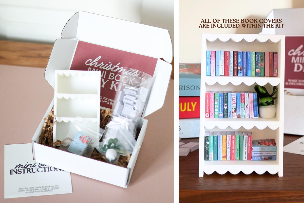 DIY Christmas Mini Book Kit