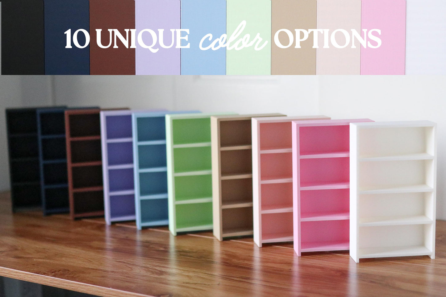 Colorful Mini Bookshelf Bundle