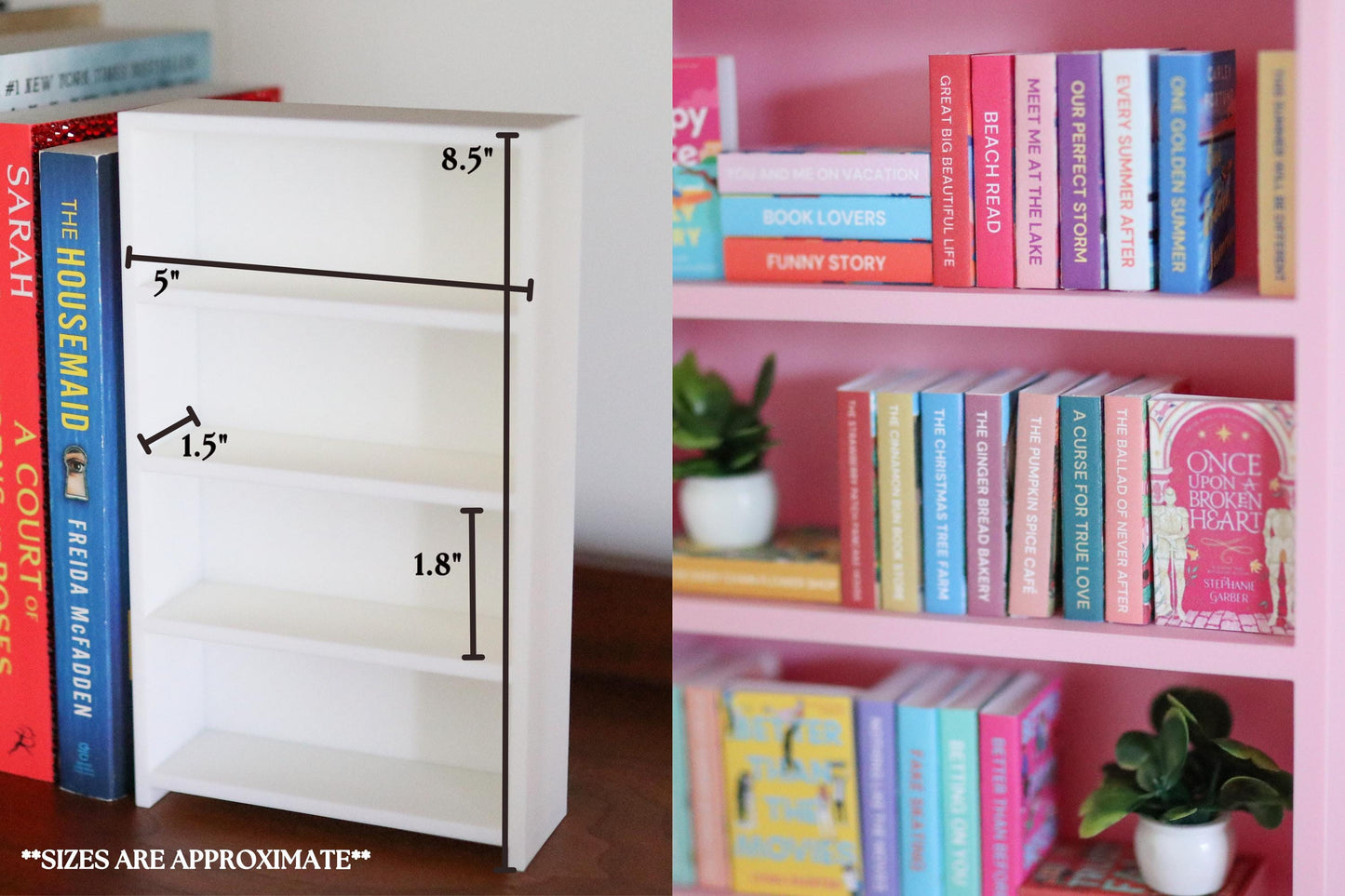 Colorful Mini Bookshelf Bundle