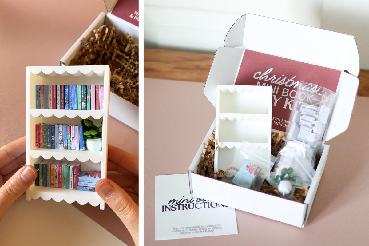 DIY Christmas Mini Book Kit
