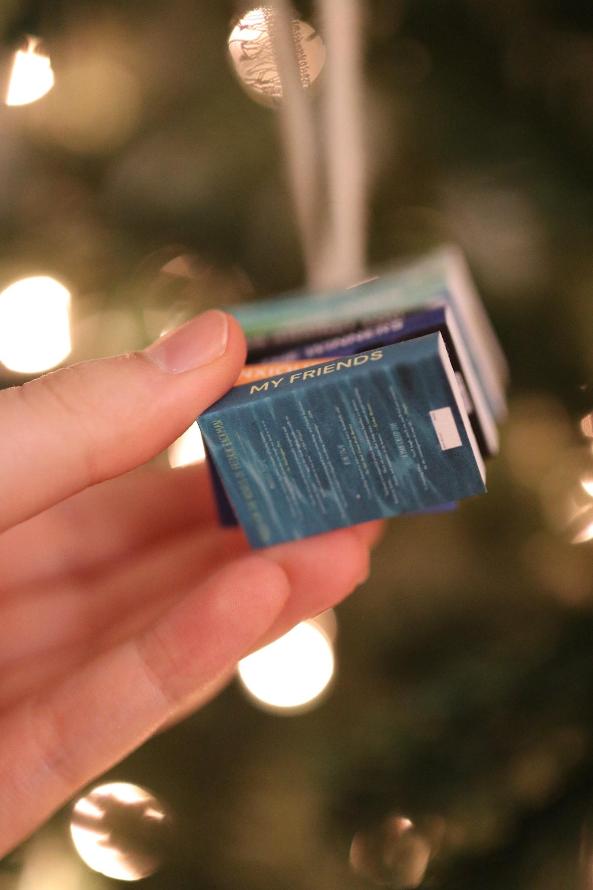Fredrik Backman Mini Book Stack Ornament
