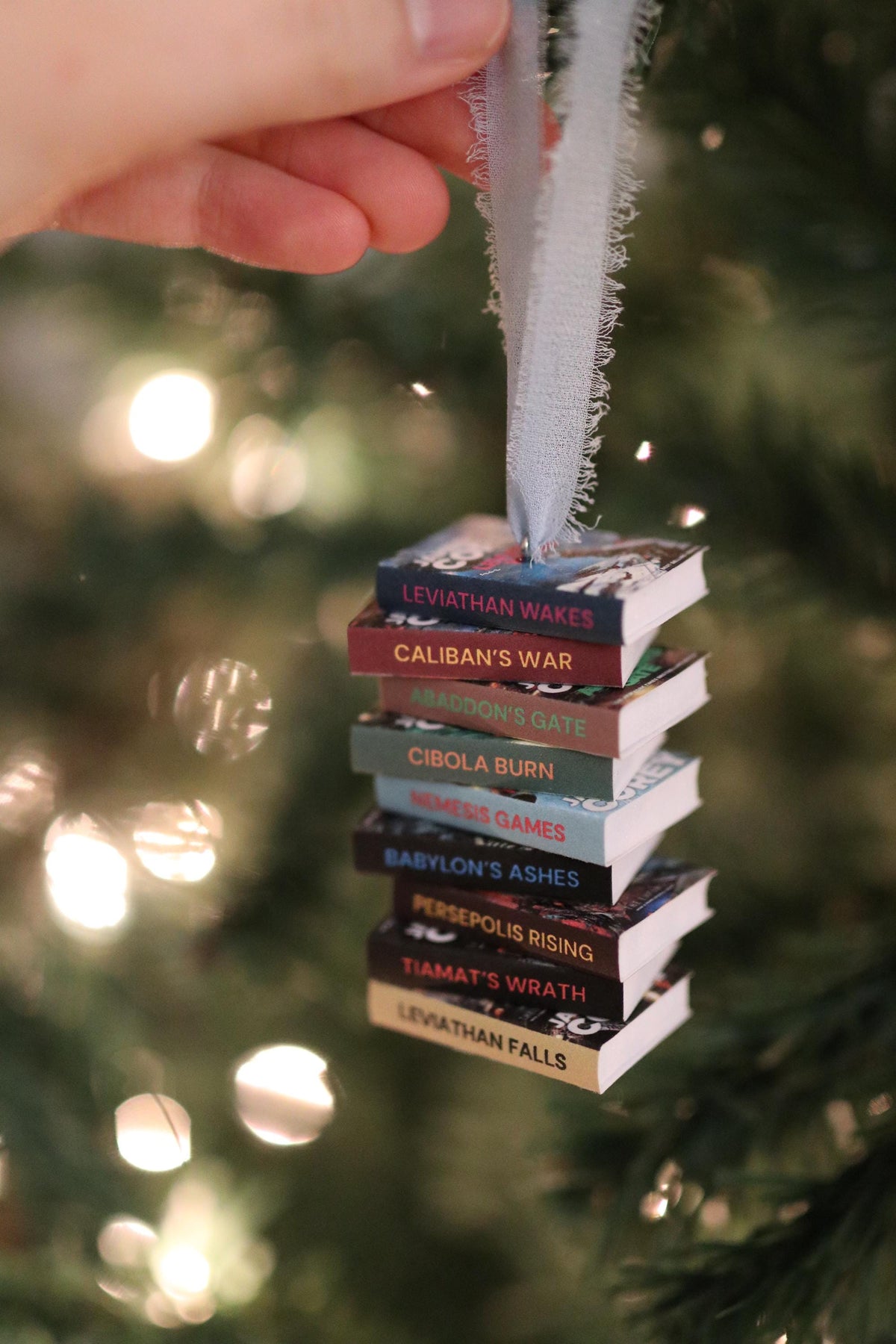 The Expanse Mini Book Stack Ornament