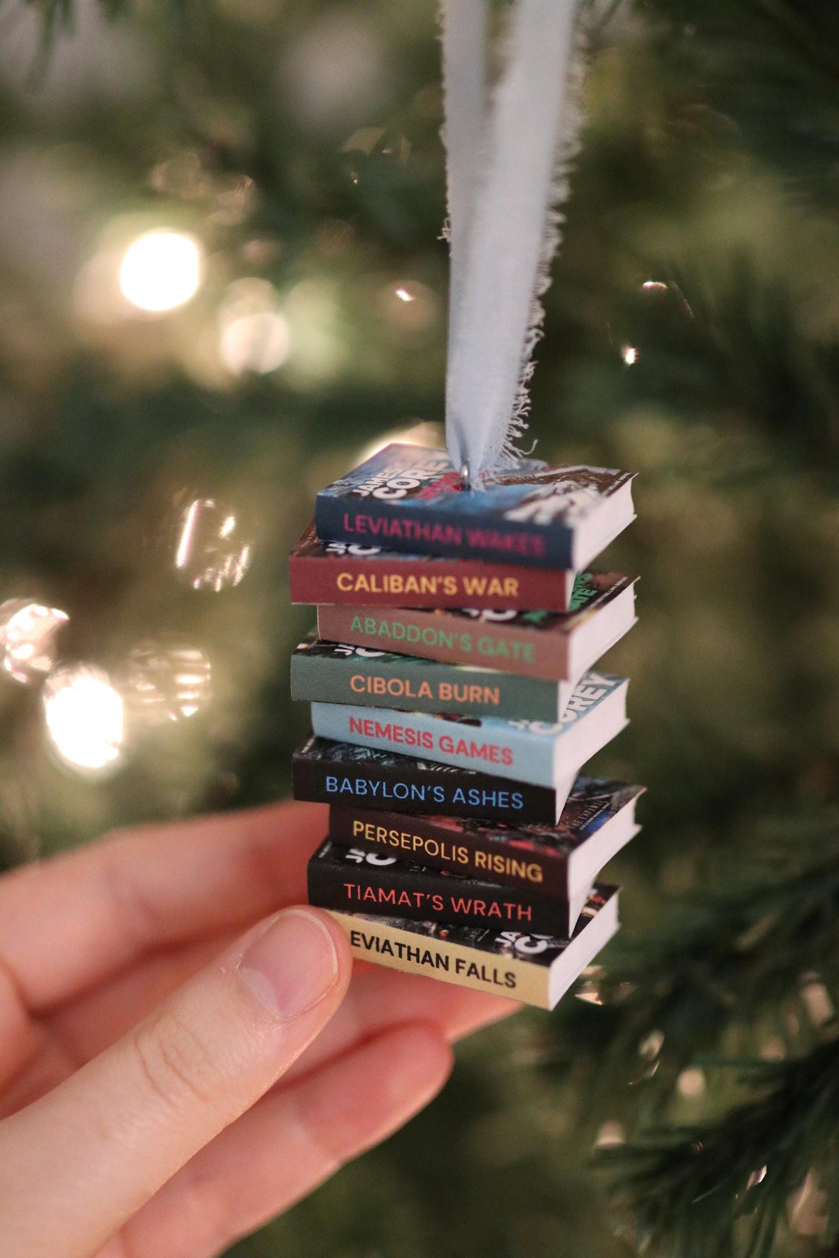 The Expanse Mini Book Stack Ornament