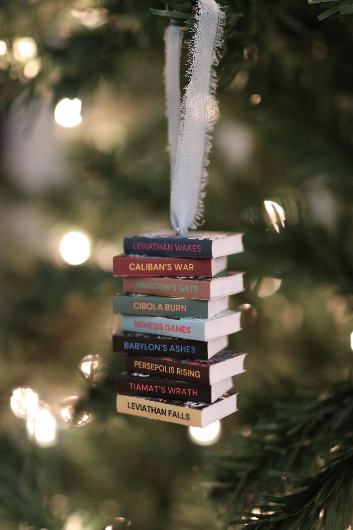 The Expanse Mini Book Stack Ornament