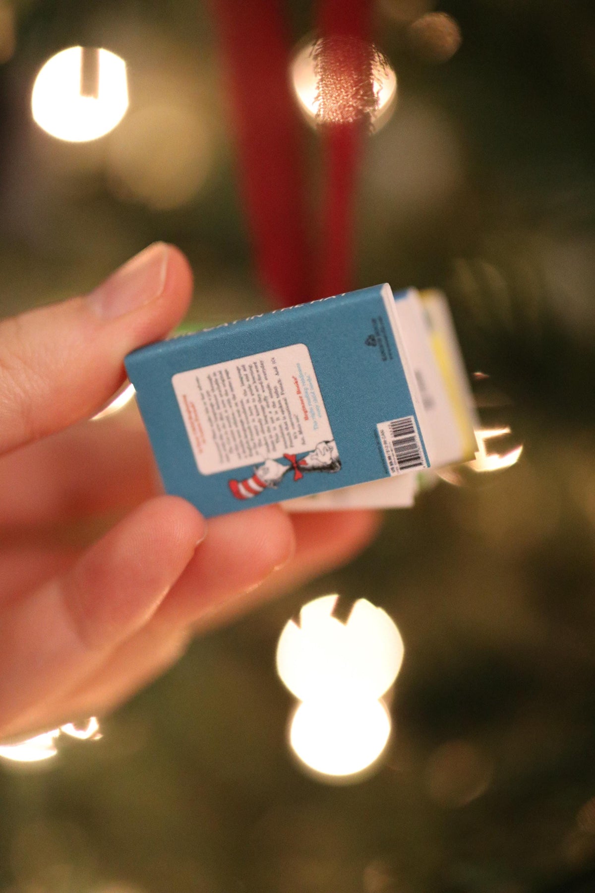 Nostalgic Mini Book Stack Ornament