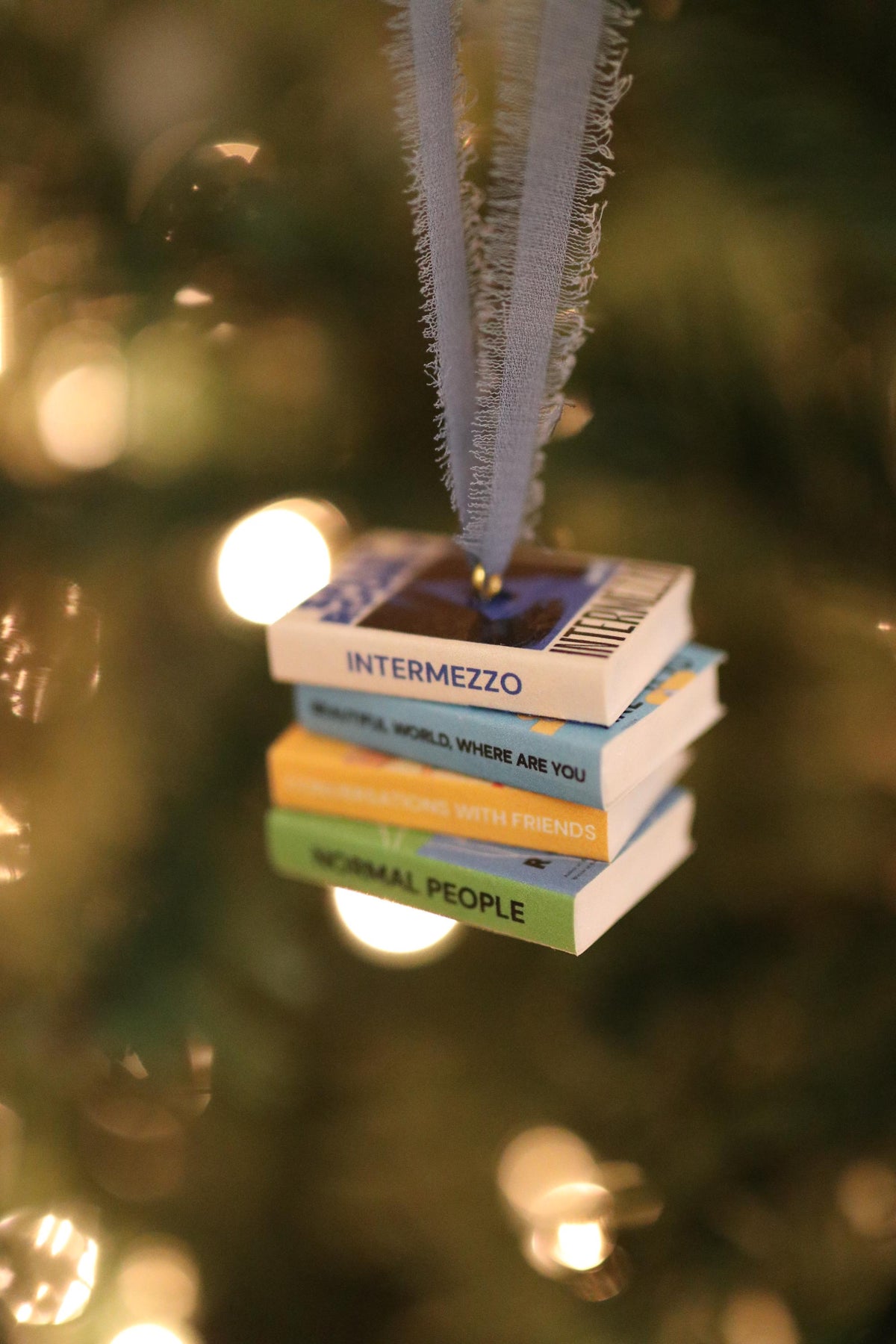 Sally Rooney Mini Book Stack Ornament