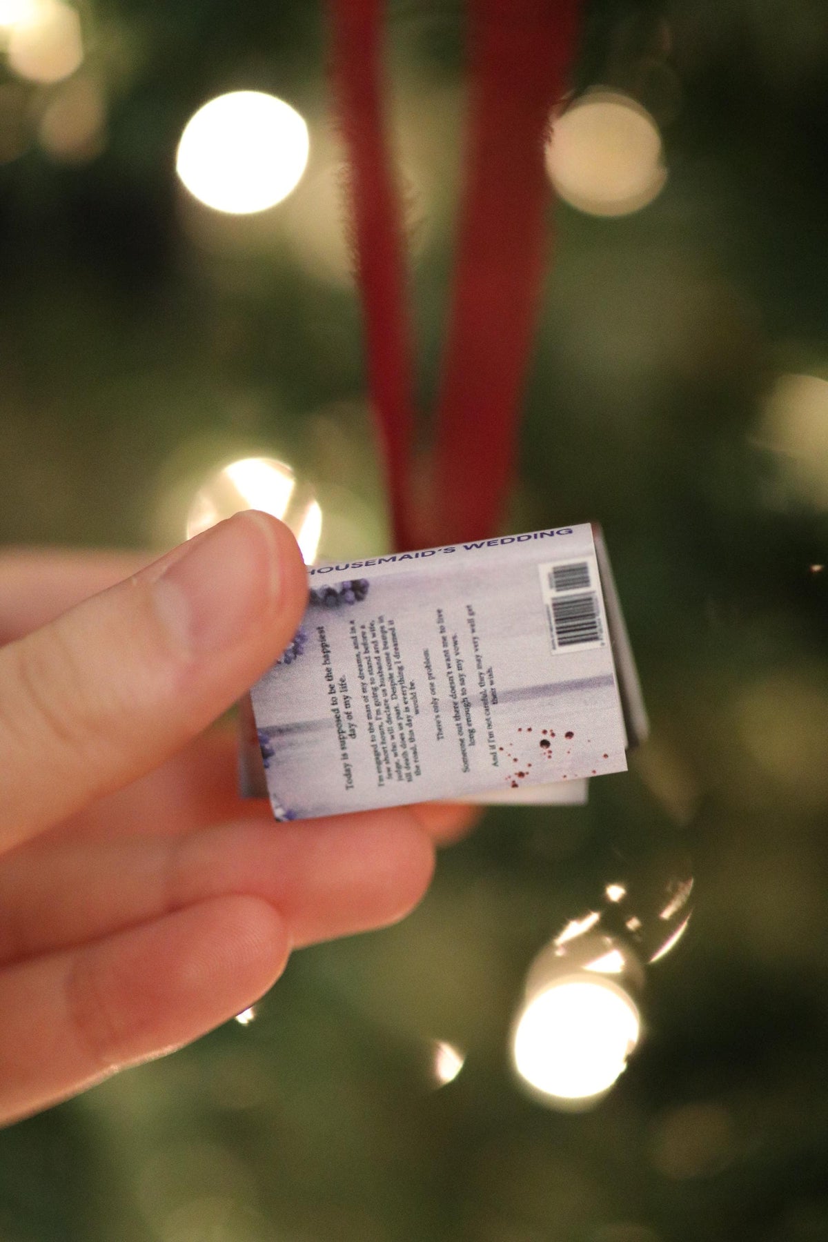 The Housemaid Mini Book Stack Ornament