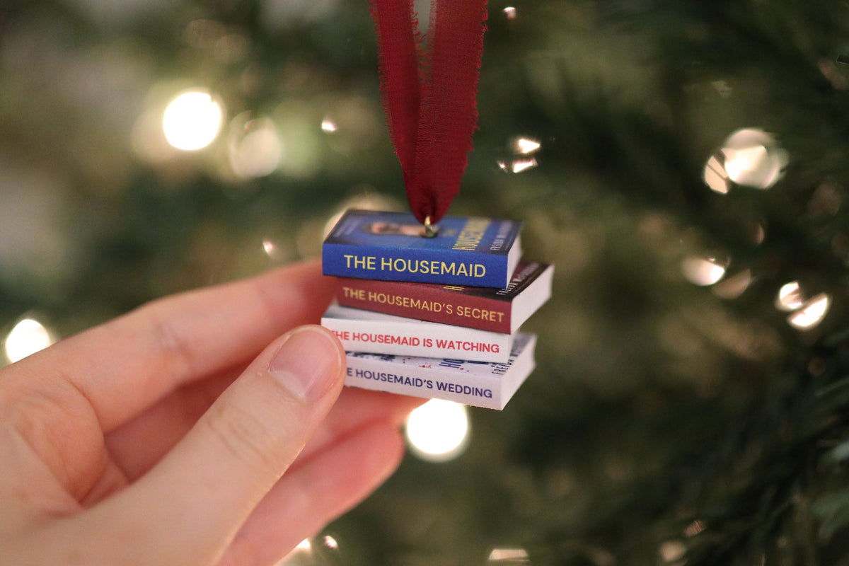 The Housemaid Mini Book Stack Ornament