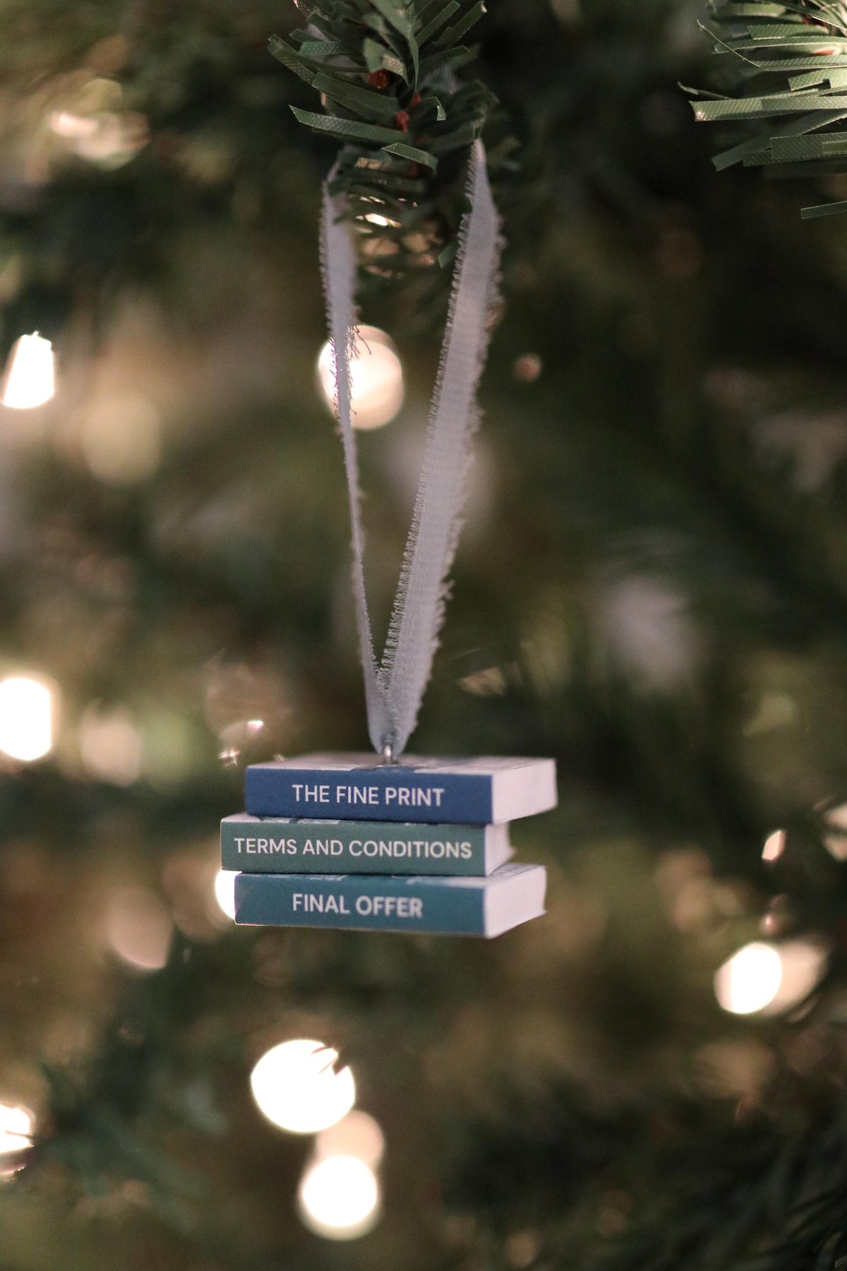 Dreamland Billionaires Mini Book Stack Ornament