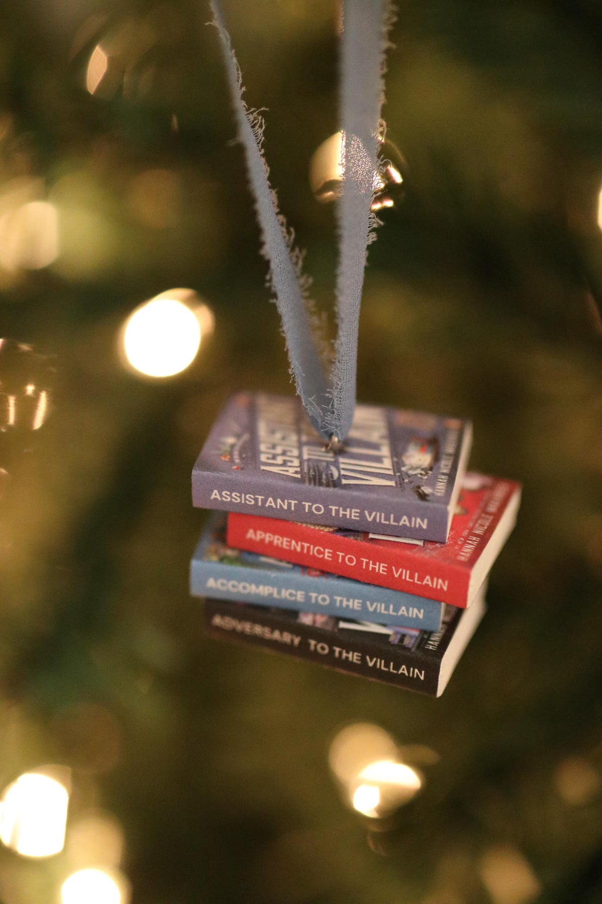 Assistant to the Villain Mini Book Stack Ornament
