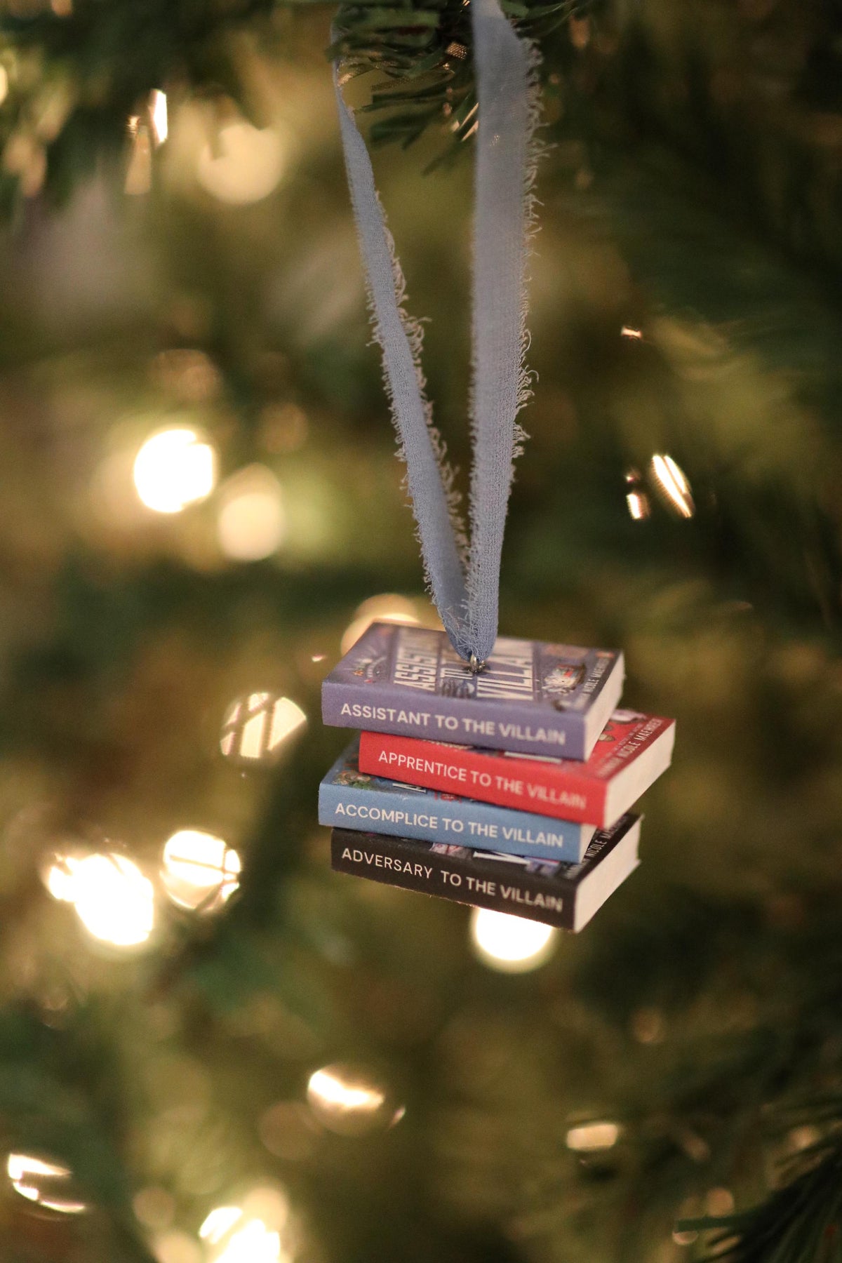Assistant to the Villain Mini Book Stack Ornament
