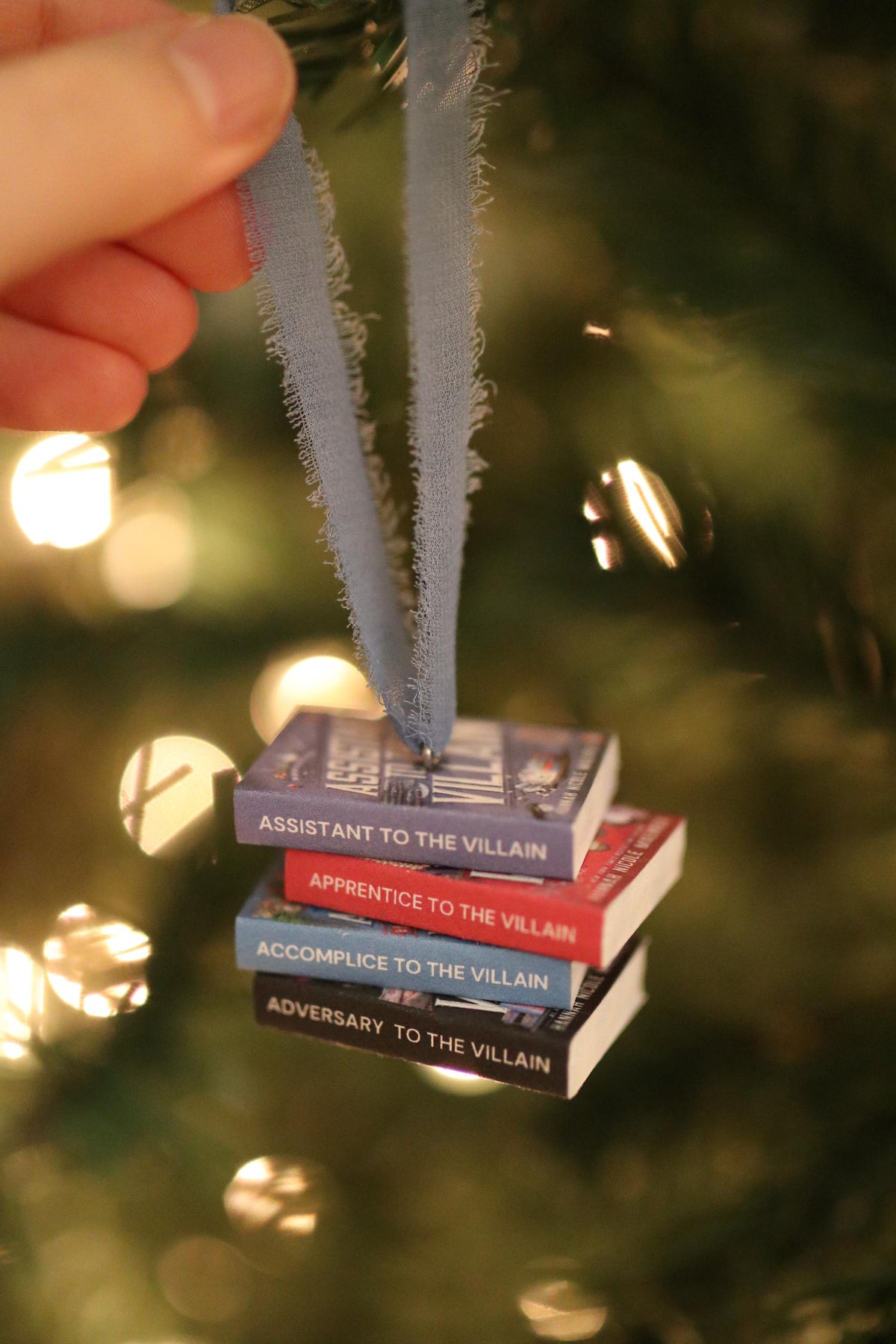 Assistant to the Villain Mini Book Stack Ornament