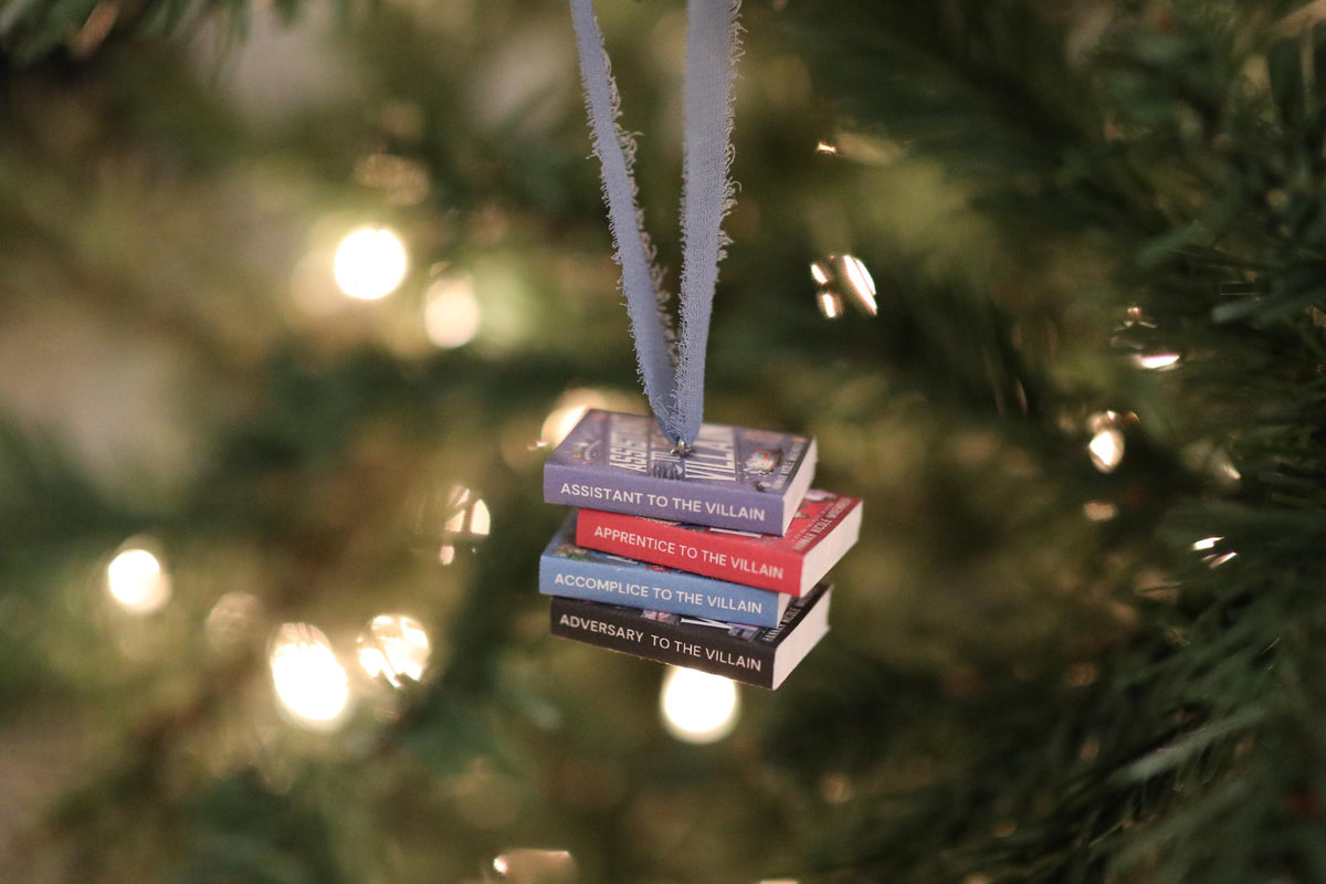 Assistant to the Villain Mini Book Stack Ornament