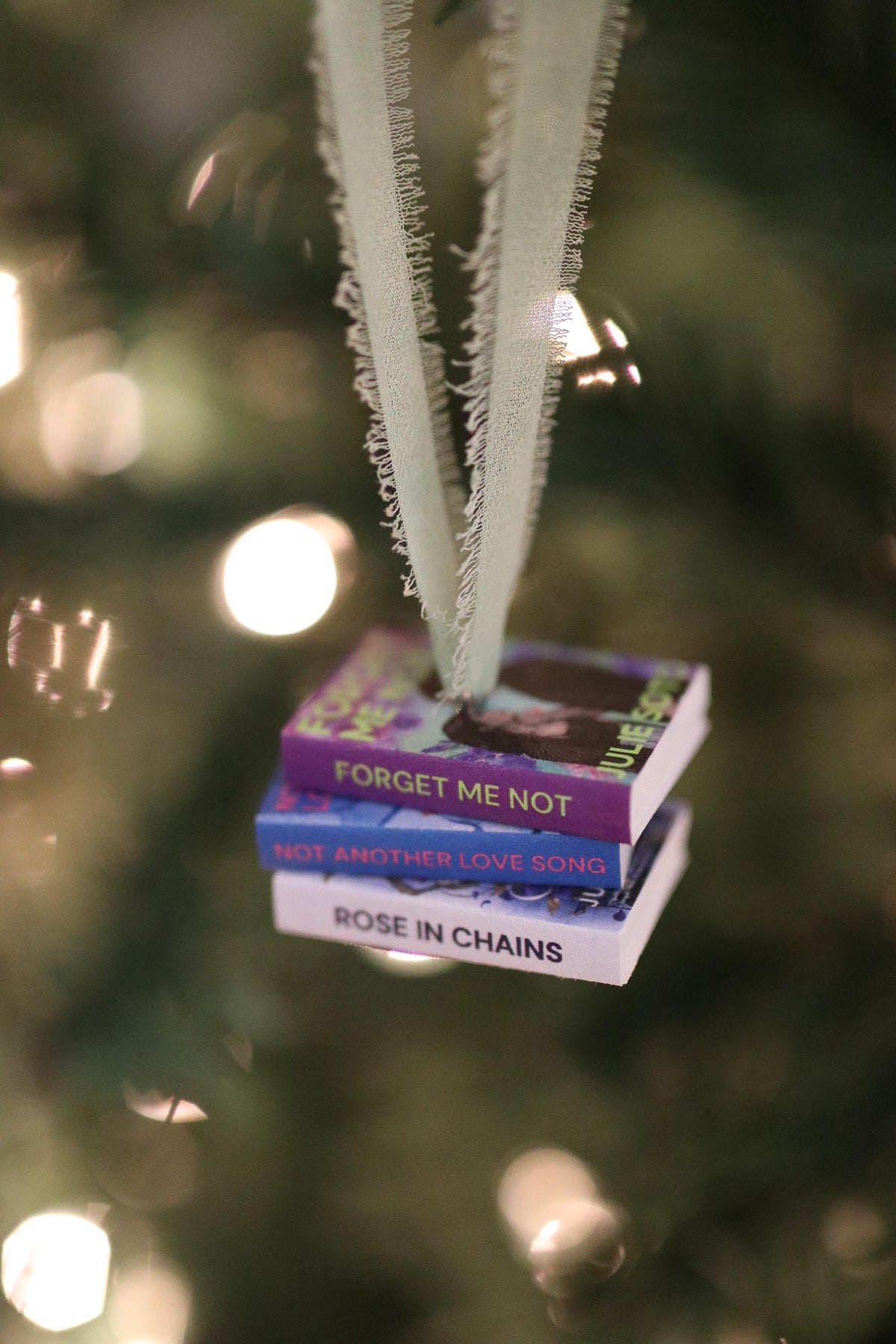 Julie Soto Mini Book Stack Ornament