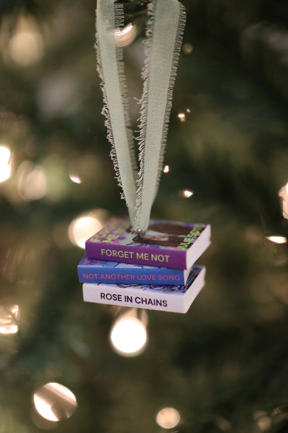 Julie Soto Mini Book Stack Ornament