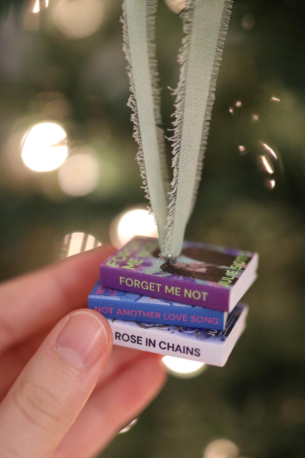 Julie Soto Mini Book Stack Ornament