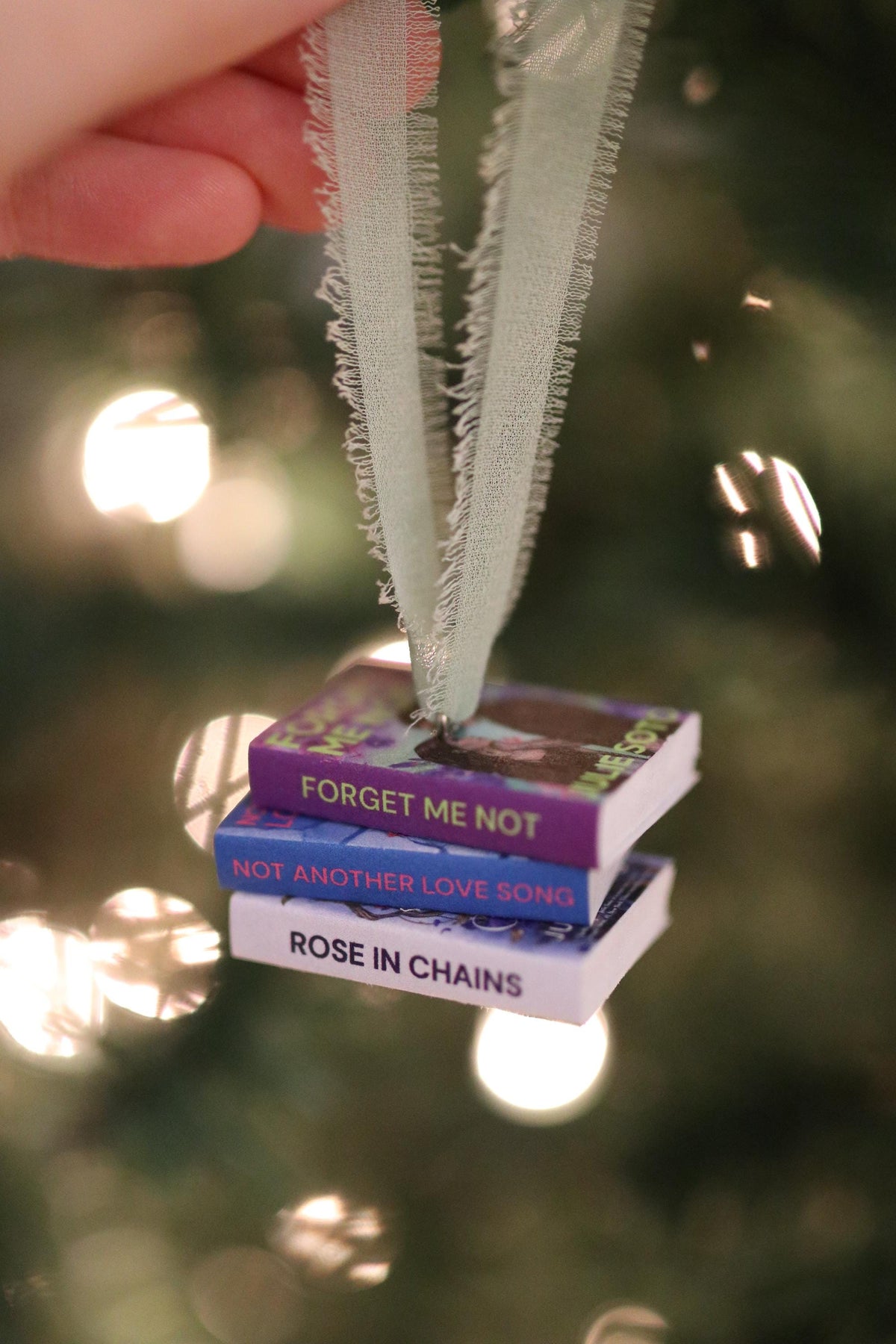Julie Soto Mini Book Stack Ornament