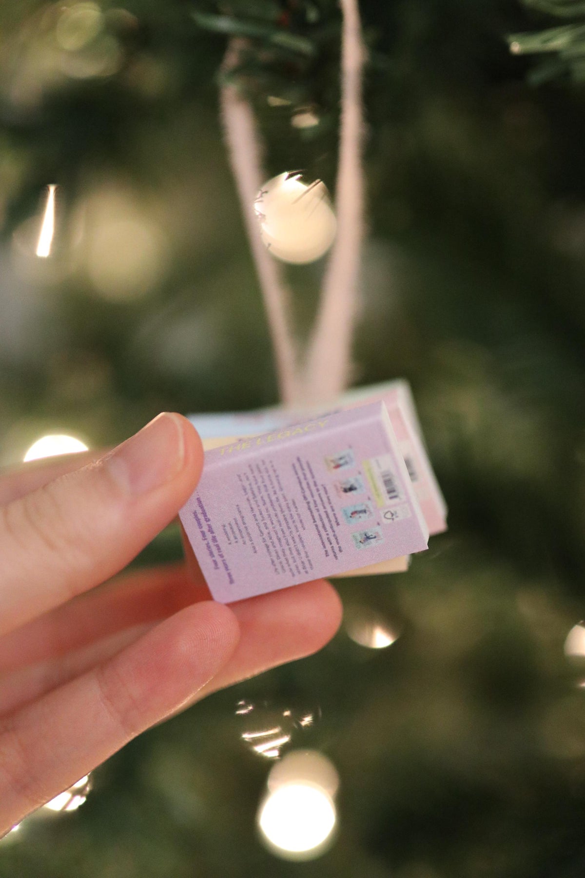Off-Campus Mini Book Stack Ornament