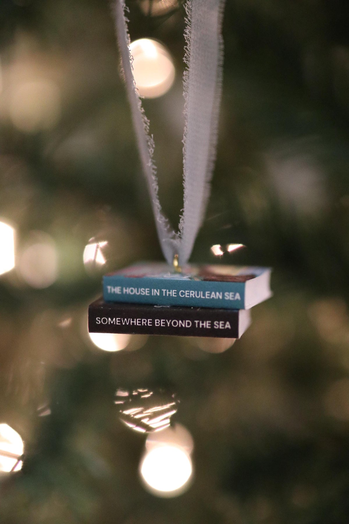 The House of the Cerulean Sea Mini Book Stack Ornament
