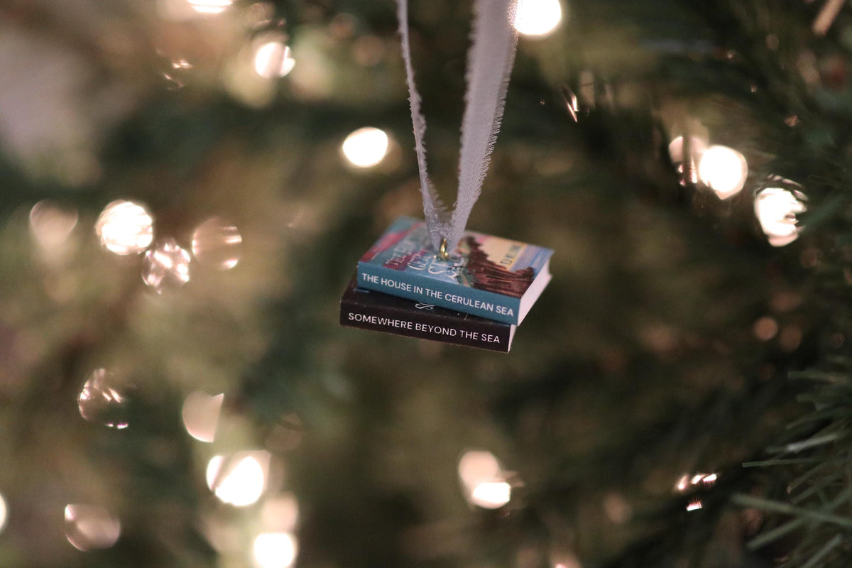 The House of the Cerulean Sea Mini Book Stack Ornament