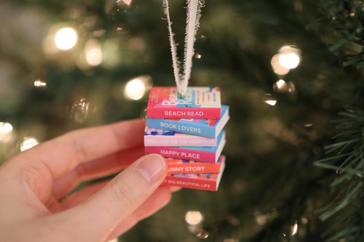 Emily Henry Mini Book Stack Ornament