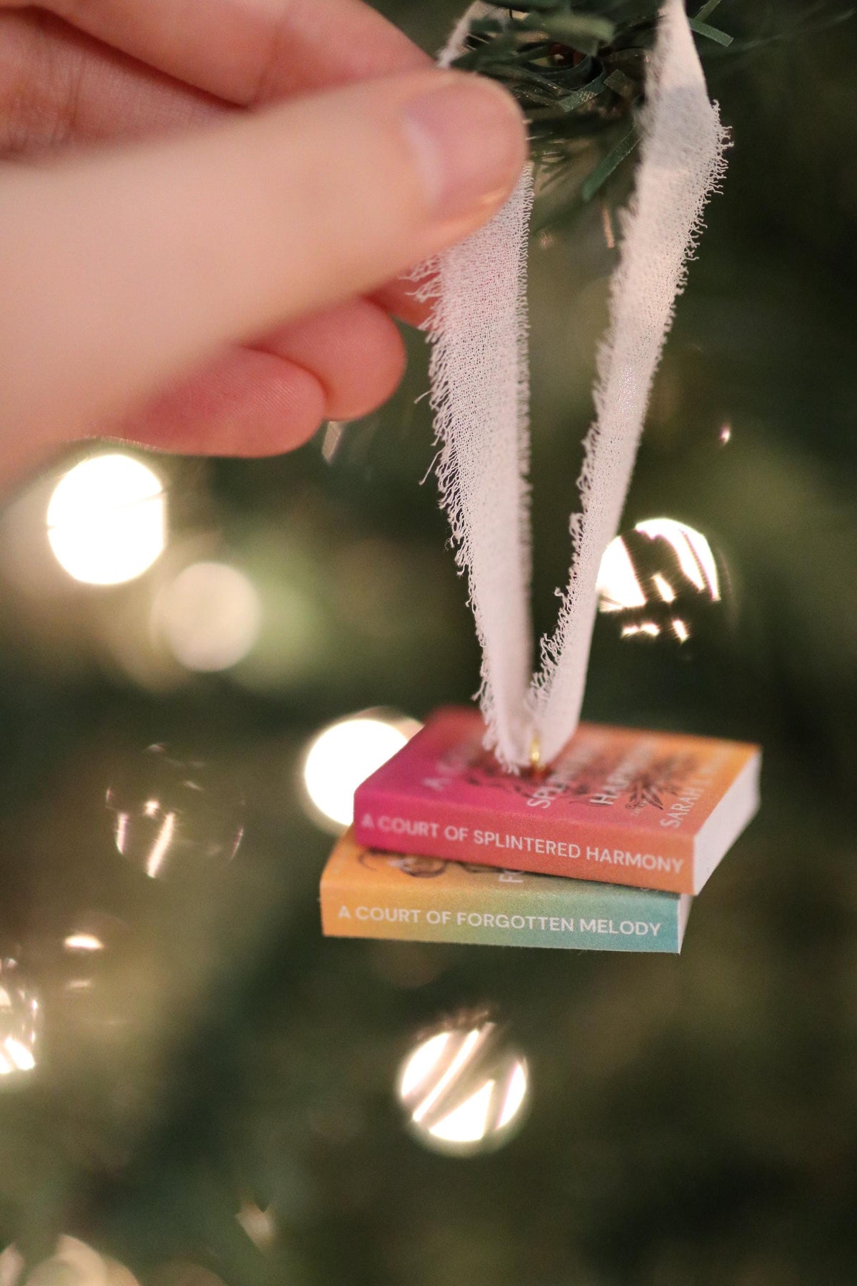 ACOTAR Mini Book Stack Ornament