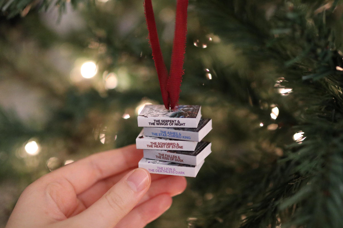 The Serpent and the Wings of Night Mini Book Stack Ornament