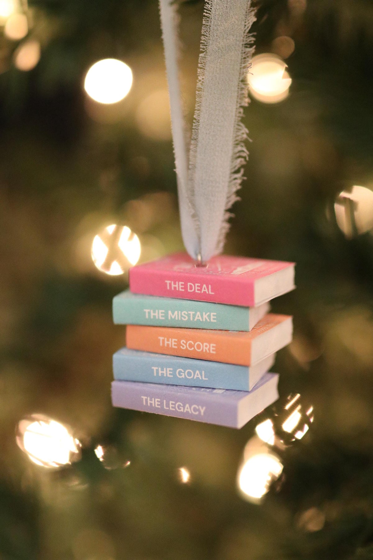 Special Edition Off-Campus Mini Book Stack Ornament