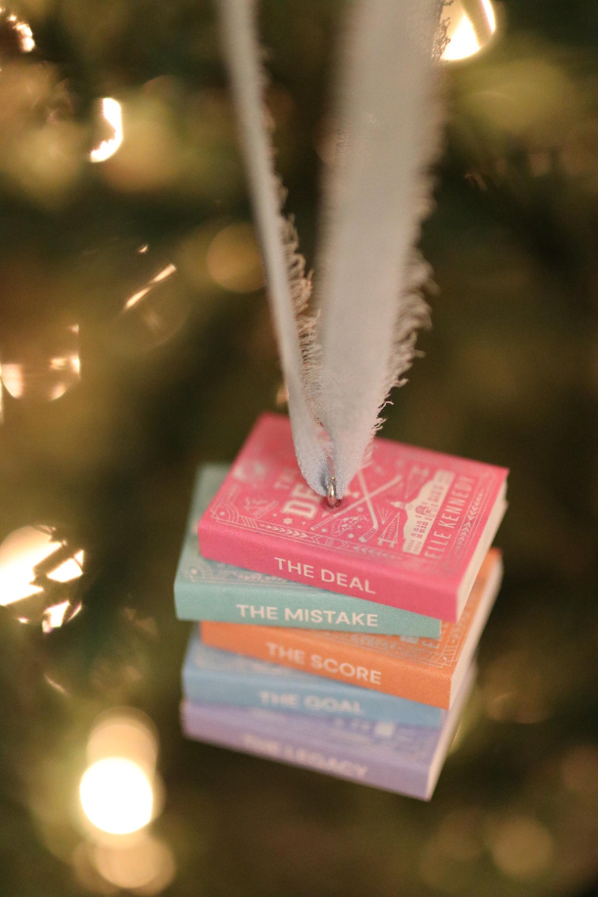 Special Edition Off-Campus Mini Book Stack Ornament