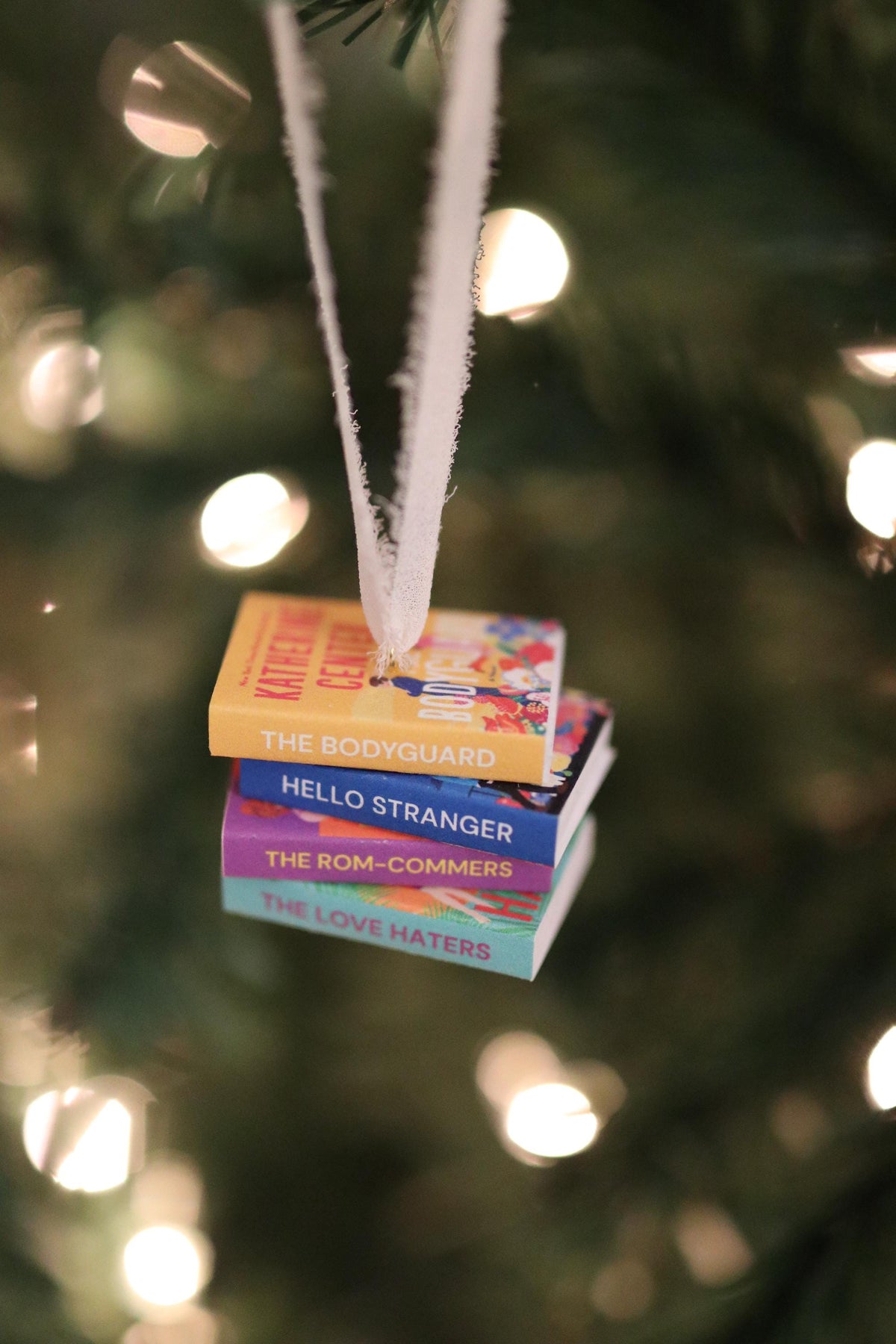 Katherine Center Mini Book Stack Ornament