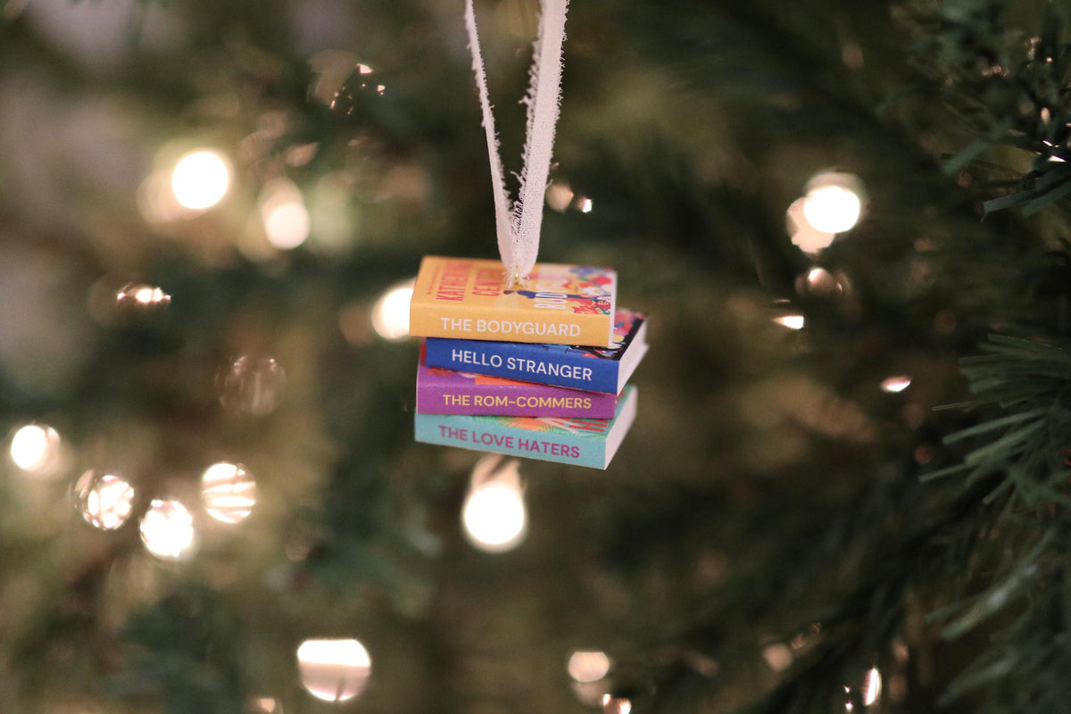 Katherine Center Mini Book Stack Ornament