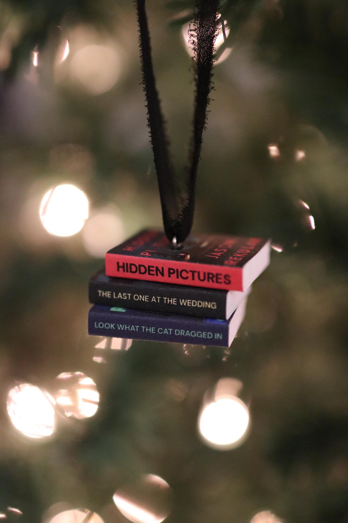 Jason Rekulak Mini Book Stack Ornament