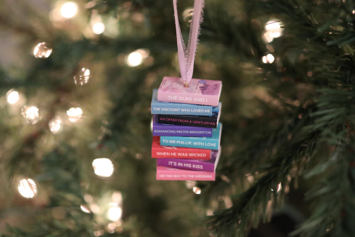 Bridgerton Mini Book Stack Ornament