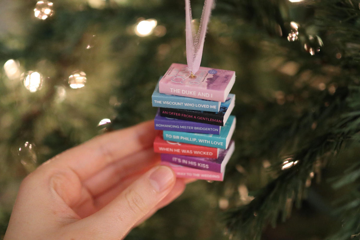 Bridgerton Mini Book Stack Ornament