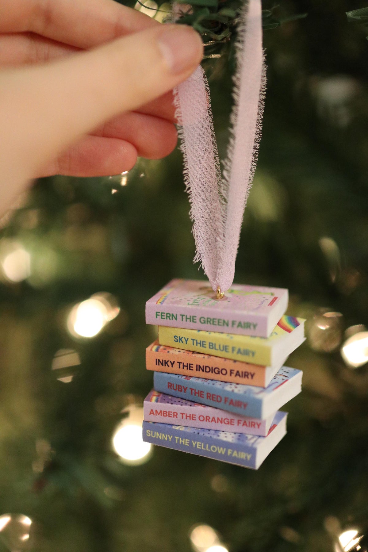 Rainbow Magic Mini Book Stack Ornament