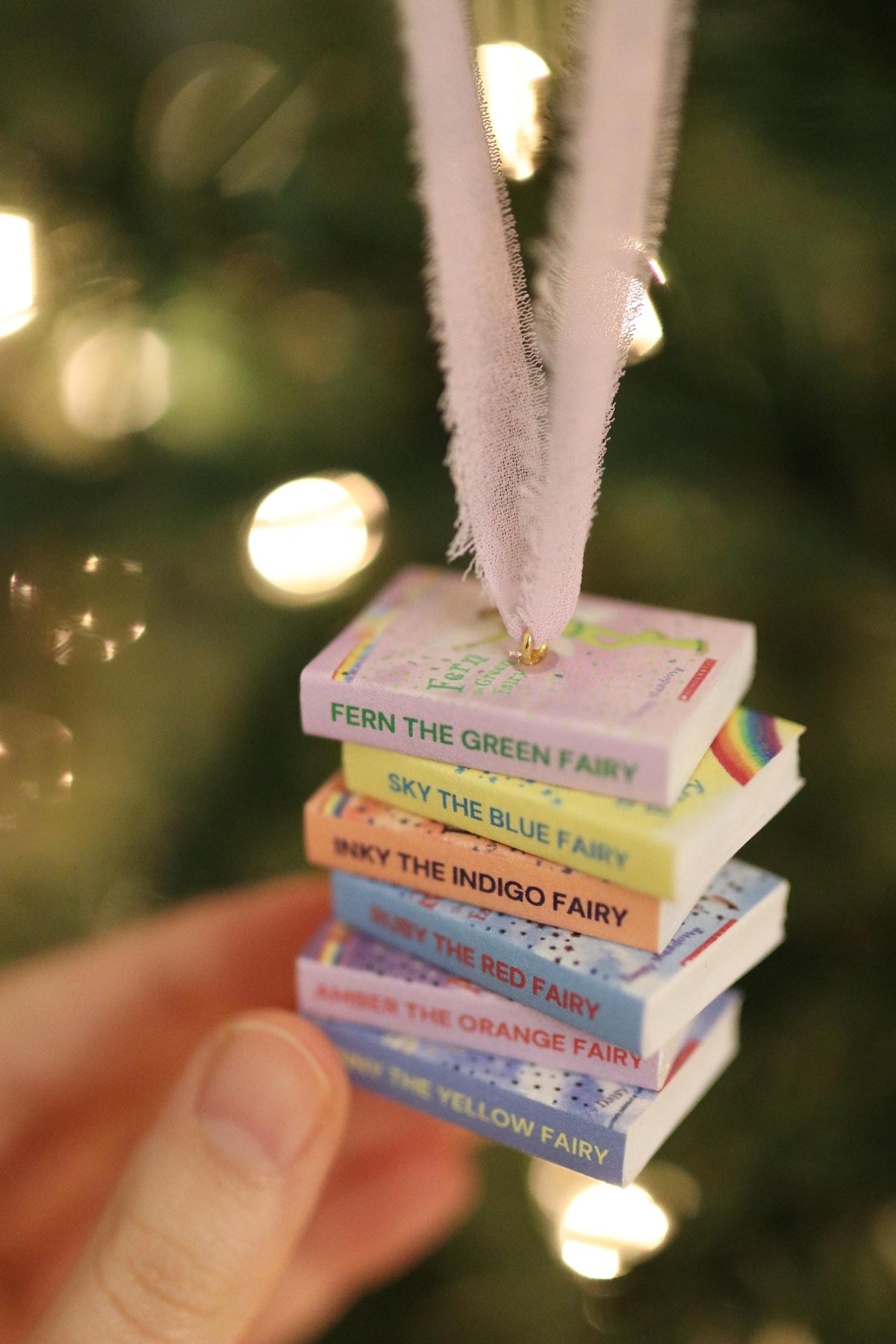 Rainbow Magic Mini Book Stack Ornament