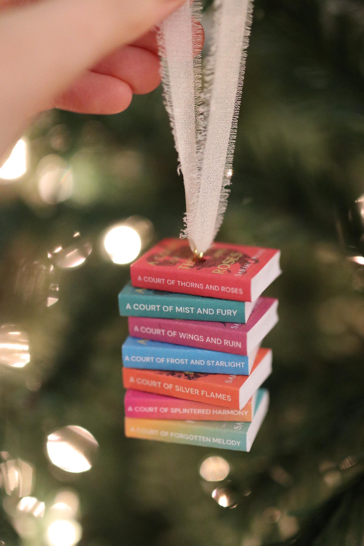 ACOTAR (full series) Mini Book Stack Ornament