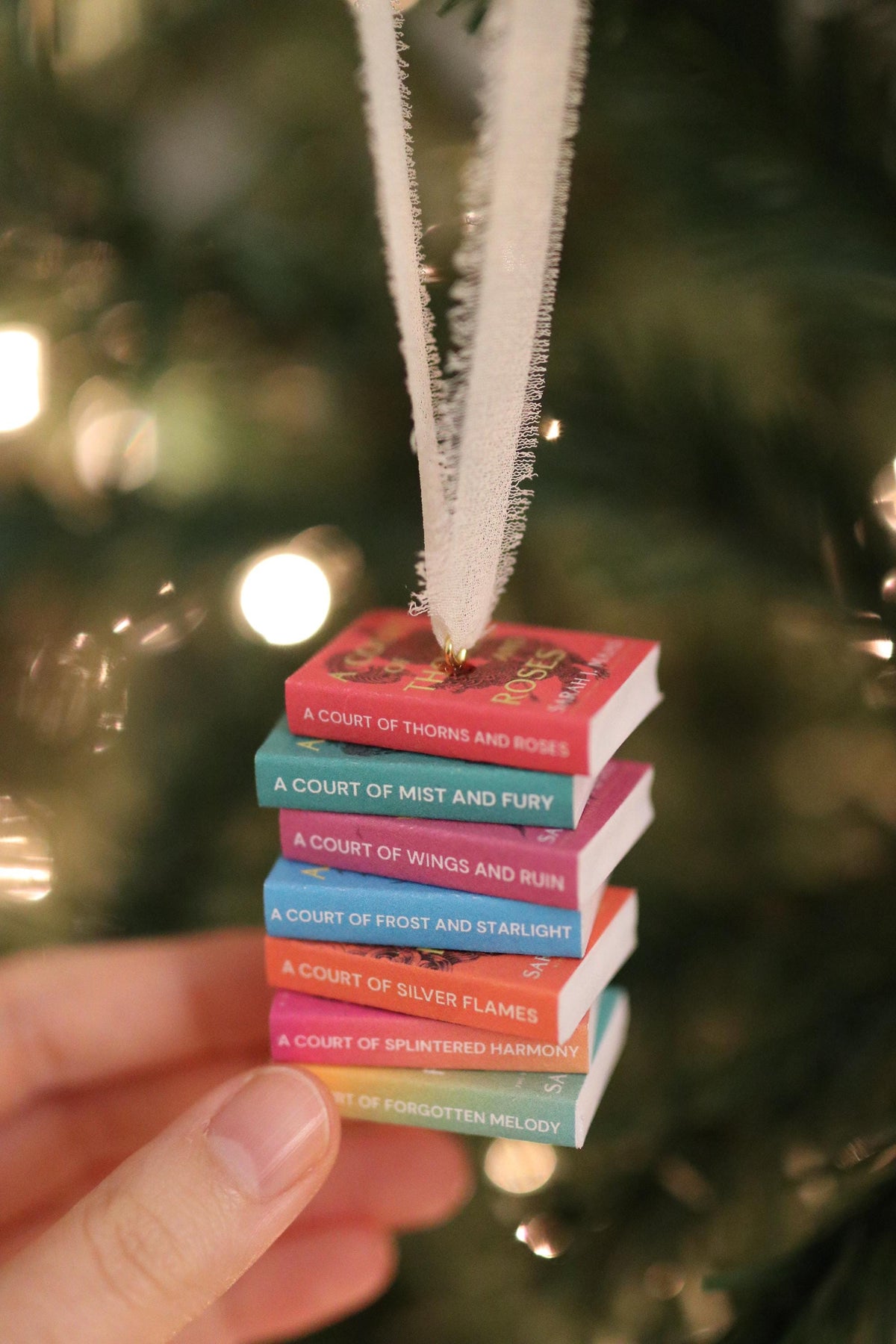 ACOTAR (full series) Mini Book Stack Ornament