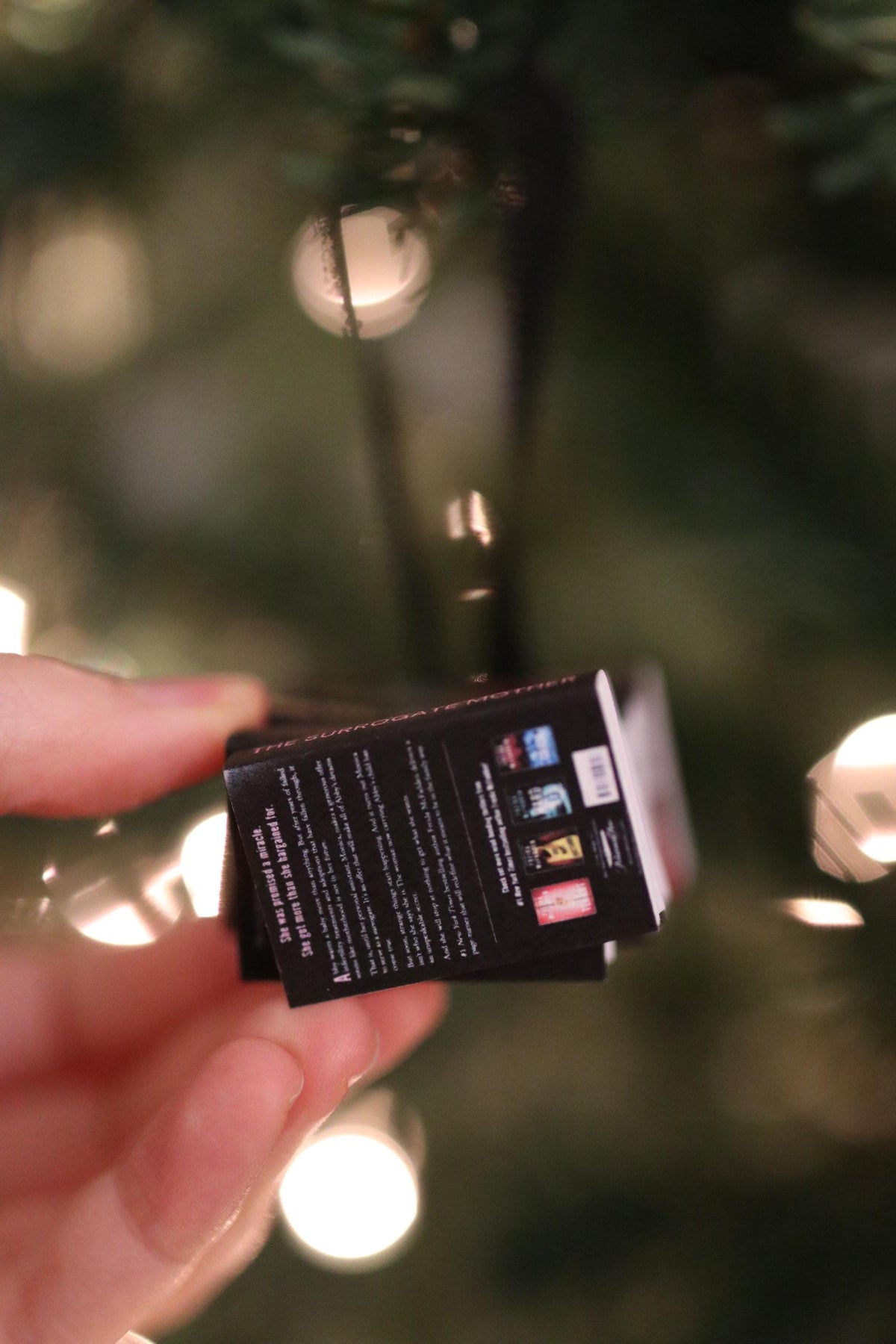 Freida McFadden Mini Book Stack Ornament