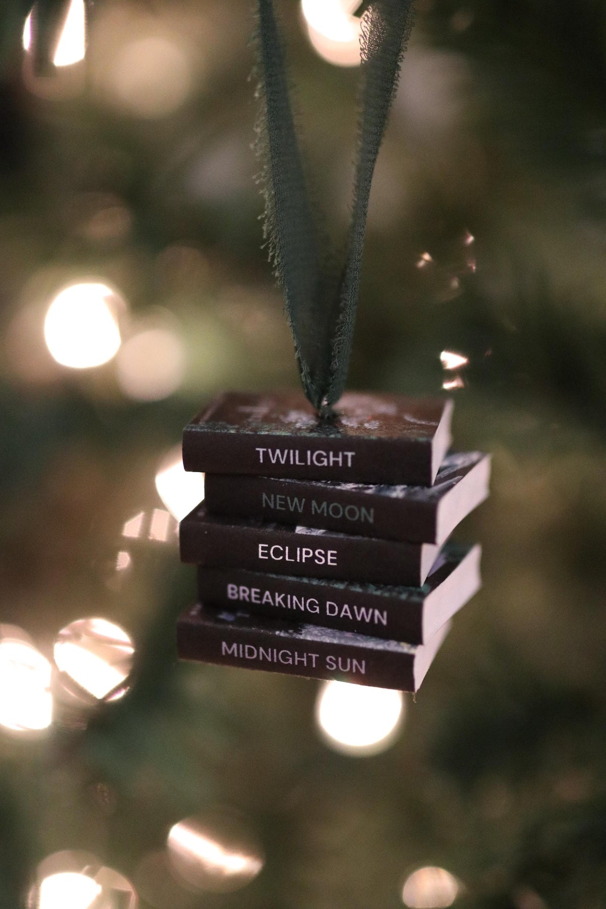 Twilight Mini Book Stack Ornament