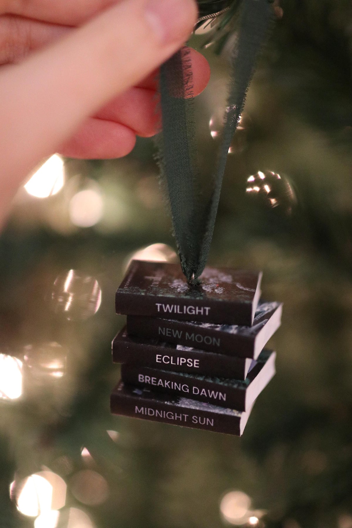 Twilight Mini Book Stack Ornament