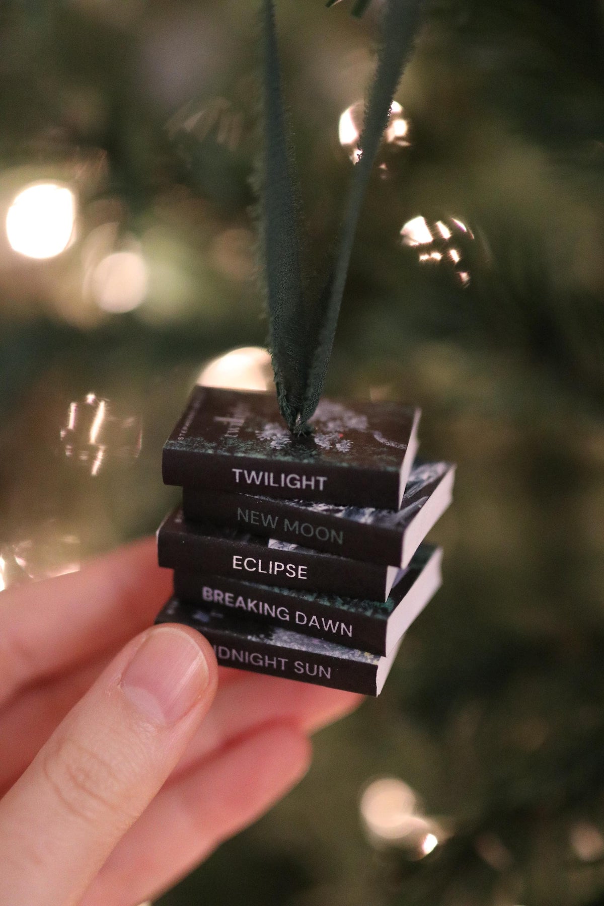 Twilight Mini Book Stack Ornament
