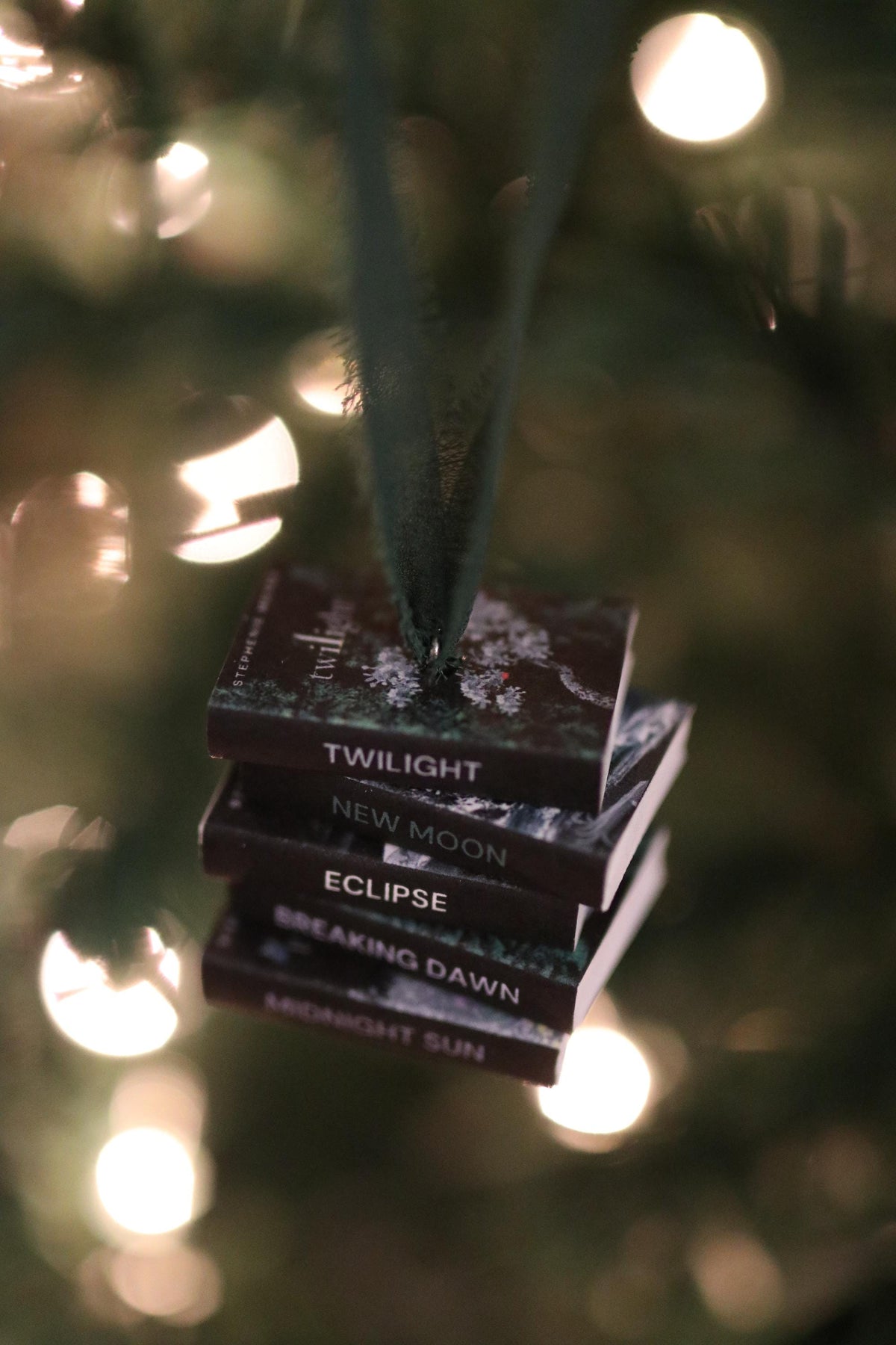 Twilight Mini Book Stack Ornament
