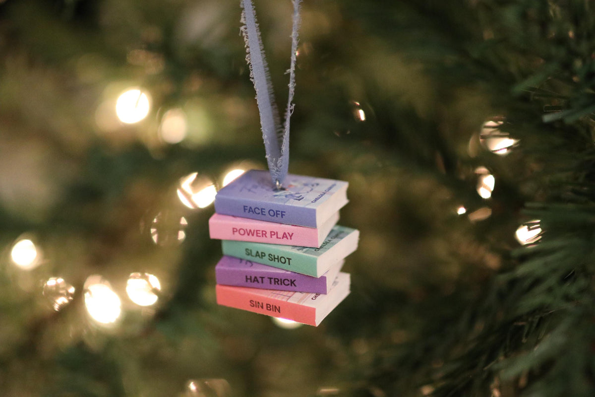 D.C. Stars Mini Book Stack Ornament
