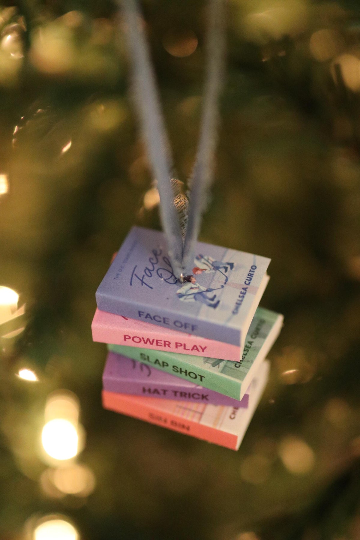 D.C. Stars Mini Book Stack Ornament